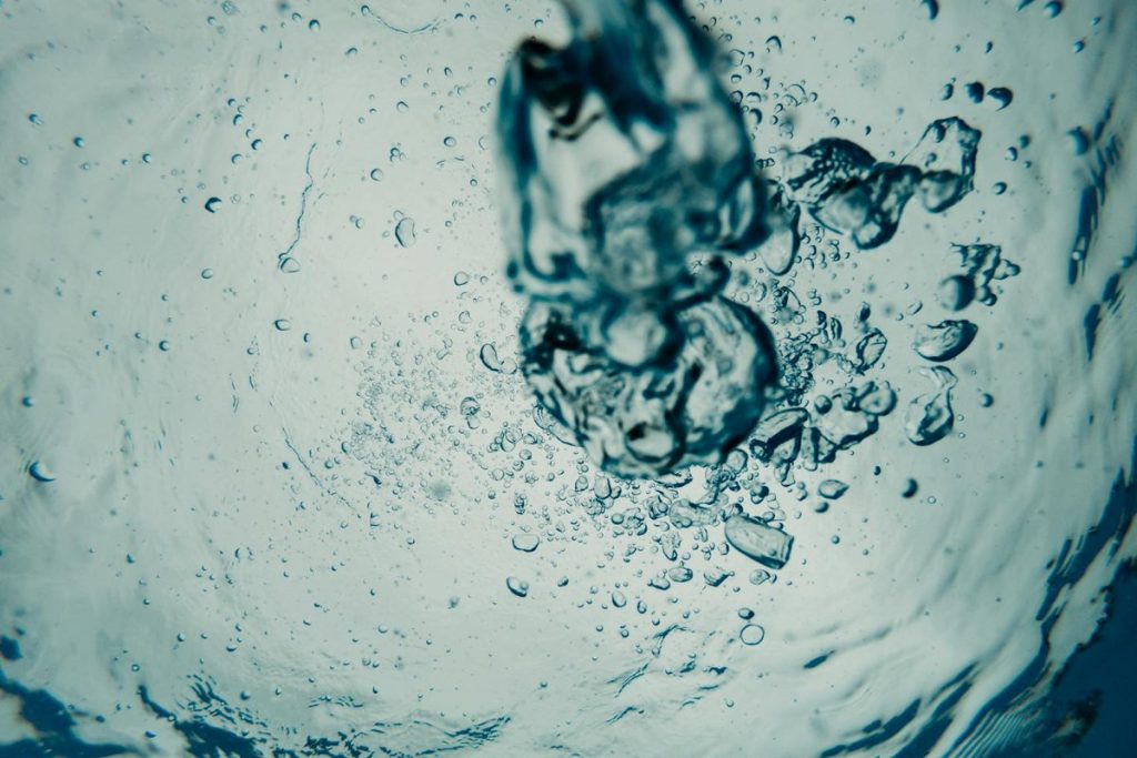 eau dans un poumon